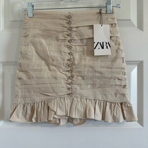 Zara Jewel Mini Skirt NWT